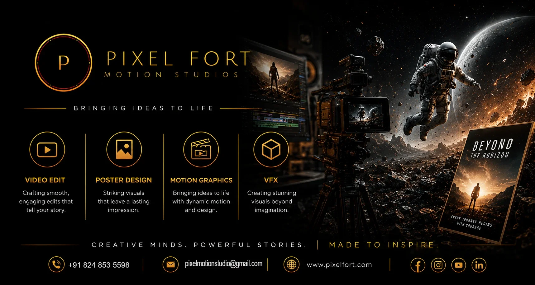 Pixel Fort Motion Studios | Premium Video Editing, Motion Graphics & VFX